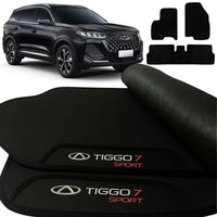 TAPETE BORRACHA PREMIUM TIGGO 7 SPORT 2022 A 2025 BORDADO