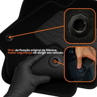 KIT TAPETES CARPETE PORTA MALAS + INTERNOS COMPASS 2016 A 2024