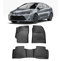 JOGO DE TAPETE BANDEJA PREMIUM COROLLA HÍBRIDO 2020 A 2024 - COMPLETO