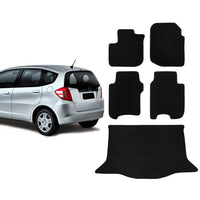 KIT TAPETES CARPETE PORTA MALAS + INTERNOS FIT 2009 A 2014
