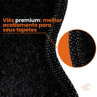 KIT TAPETES CARPETE PORTA MALAS + INTERNOS COROLLA CROSS