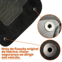 KIT TAPETES CARPETE PORTA MALAS + INTERNOS FIT 2015 A 2021