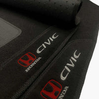 KIT TAPETES CARPETE PORTA MALAS + INTERNOS CIVIC 2017 A 2021