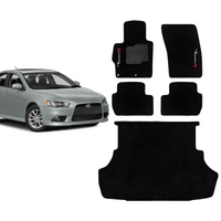 KIT TAPETES CARPETE PORTA MALAS + INTERNOS LANCER GT 2007 A 2019